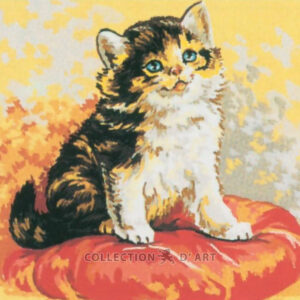 Cat on Cushion TCA37